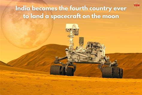 India lands a spacecraft near the moon’s south pole, becoming the fourth country to touch down on the lunar surface